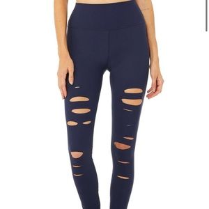 High-Waisted Ripped Warrior Legging